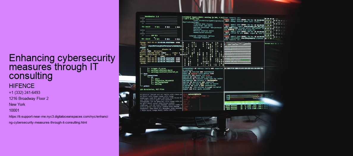 Enhancing cybersecurity measures through IT consulting 