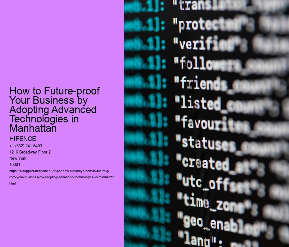 How to Future-proof Your Business by Adopting Advanced Technologies in Manhattan 