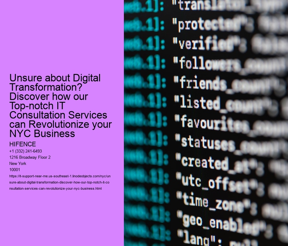 Unsure about Digital Transformation? Discover how our Top-notch IT Consultation Services can Revolutionize your NYC Business  