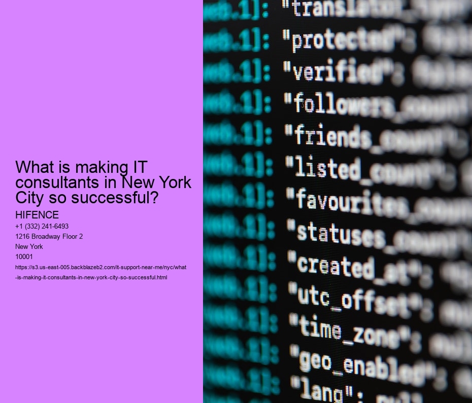What is making IT consultants in New York City so successful?