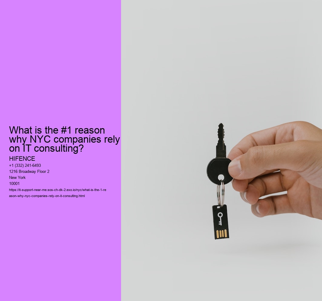 What is the #1 reason why NYC companies rely on IT consulting?